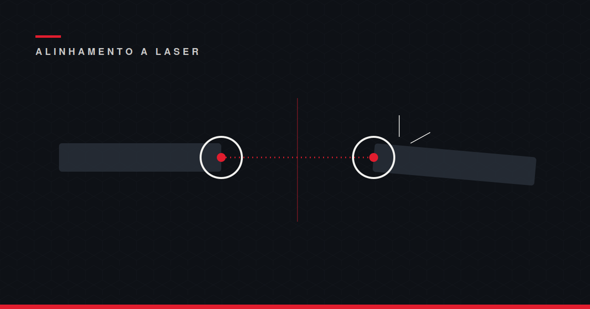 Alinhamento de eixos a laser: por que ele paga o próprio custo